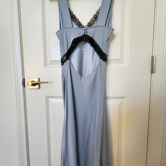 Reformation Provence Silk Dress Mineral - Size M - Picture 4 of 4